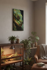 SERPIENTE FONDO NEGRO