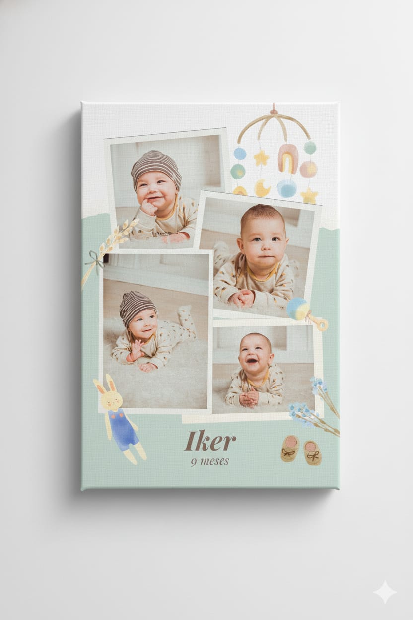 COLLAGE FOTOS DE BEBE