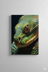 SERPIENTE FONDO NEGRO