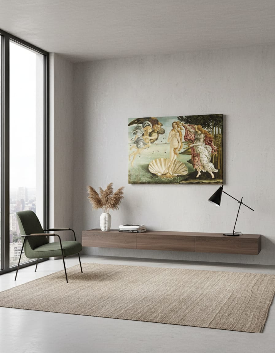 NACIMIENTO DE VENUS BOTTICELLI