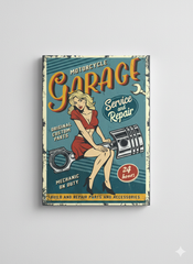 MUJER Y PISTON VINTAGE