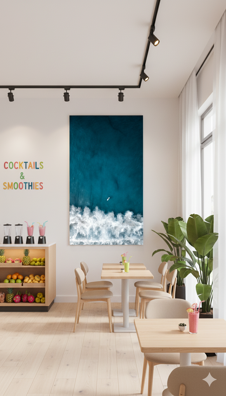 Punto Blanco en el Océano