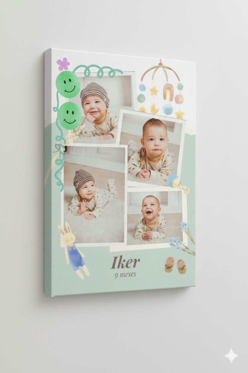 COLLAGE FOTOS DE BEBE