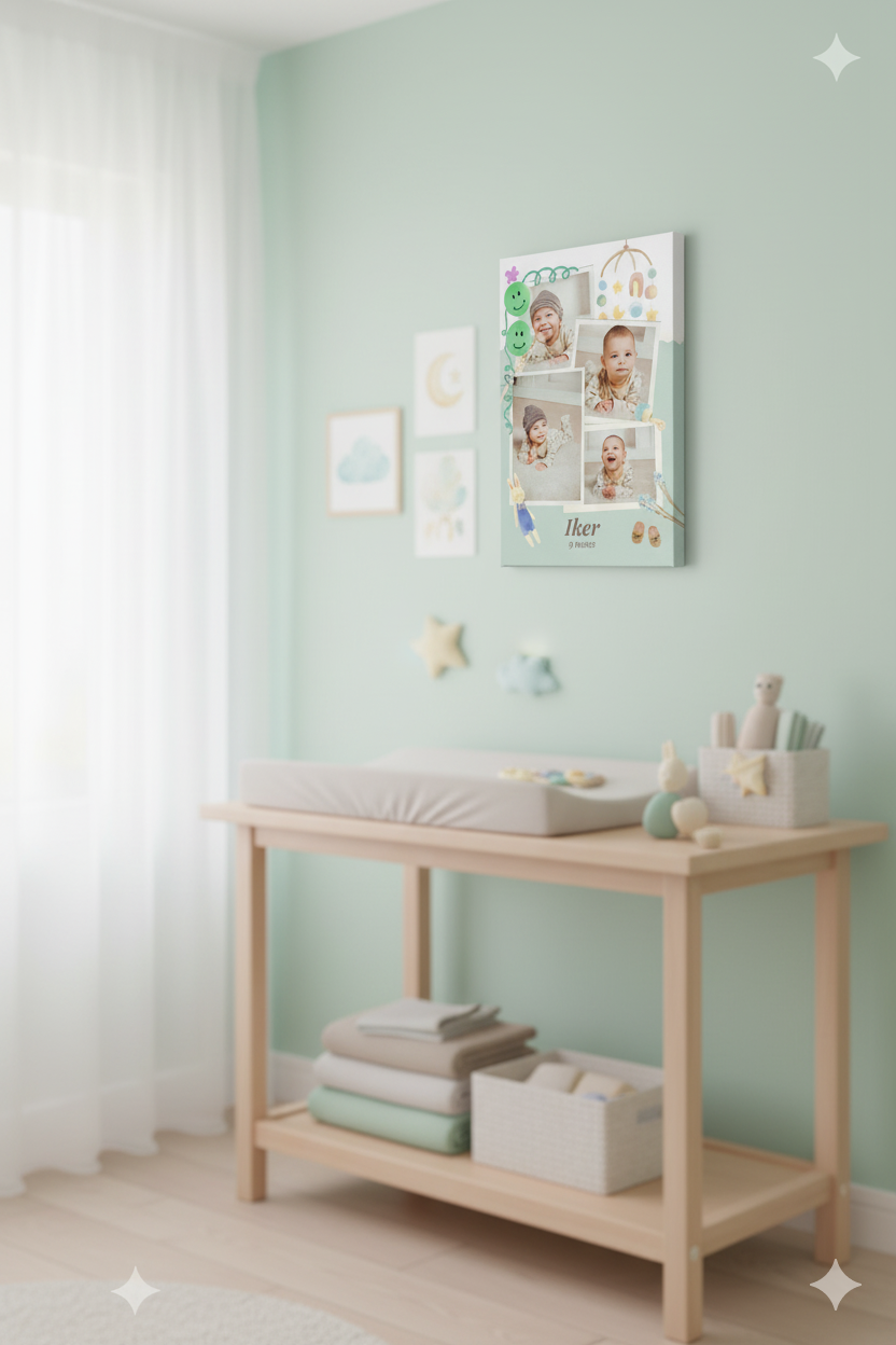 COLLAGE FOTOS DE BEBE