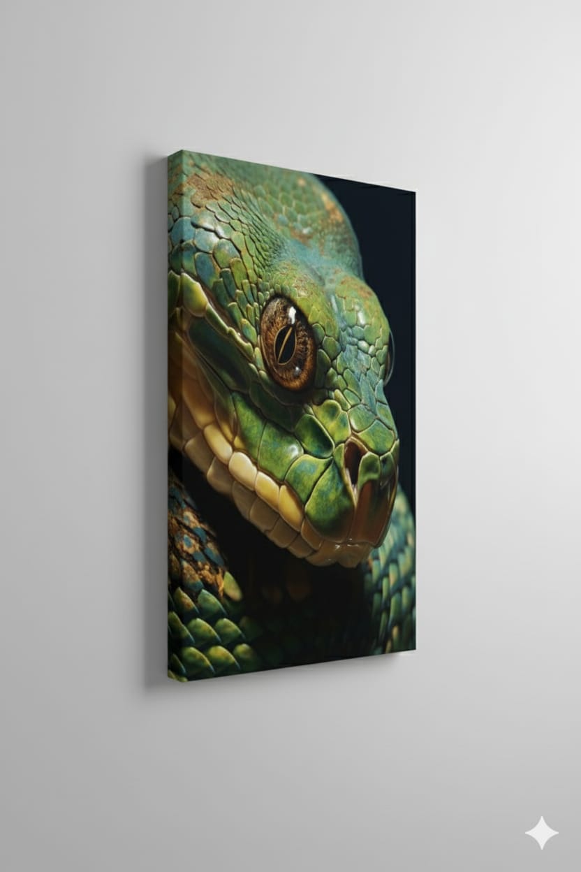 SERPIENTE FONDO NEGRO